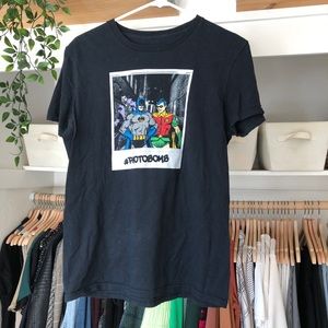 Batman, Robin and Joker Photobomb Graphic T-shirt